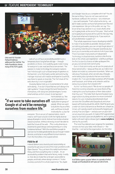 Linux Voice magazine page 30