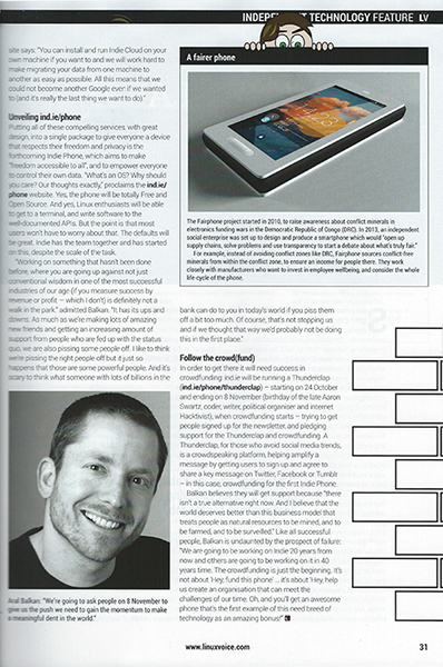 Linux Voice magazine page 31